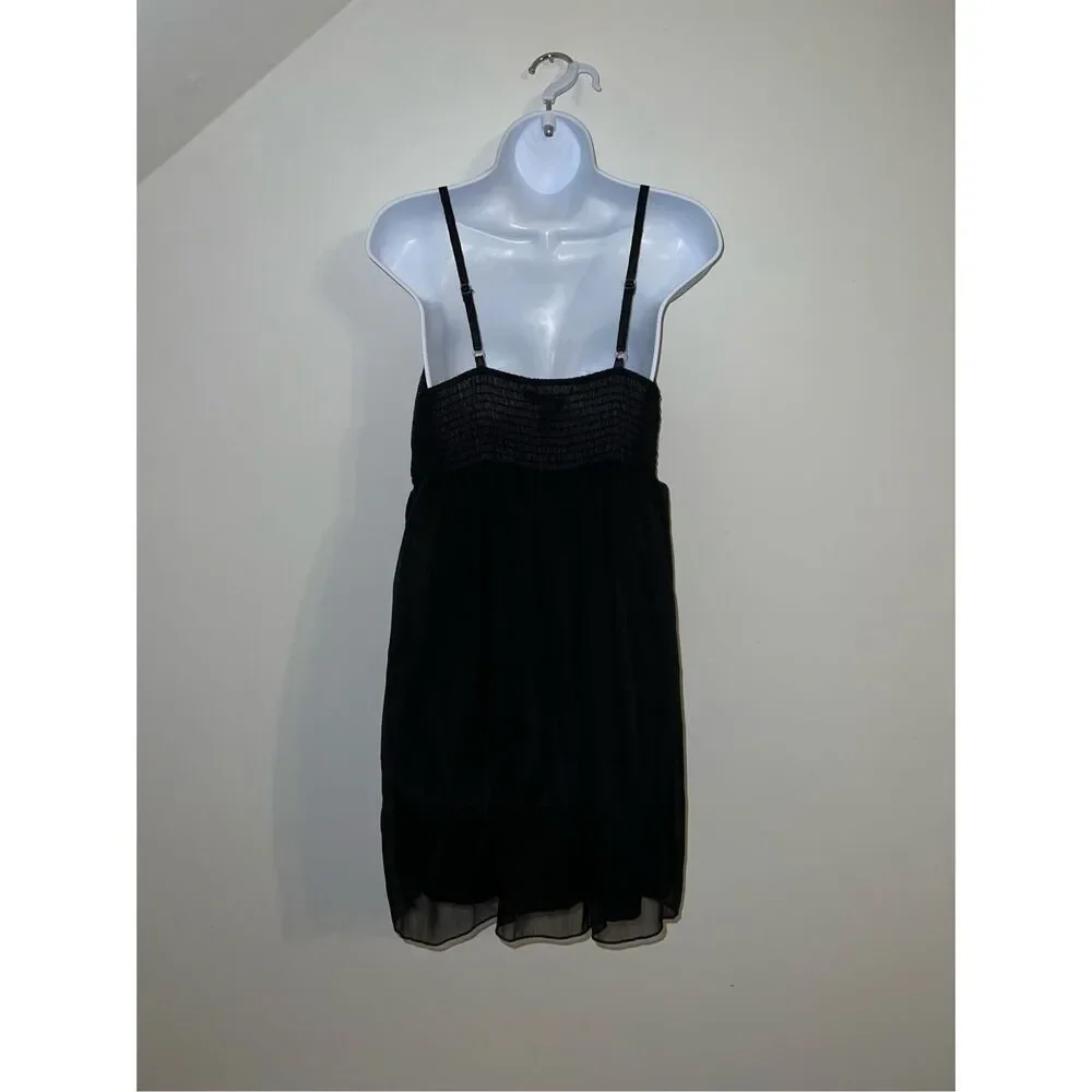 Women’s Black American Rag Sequined Mini Dress/Top - Picture 6 of 8